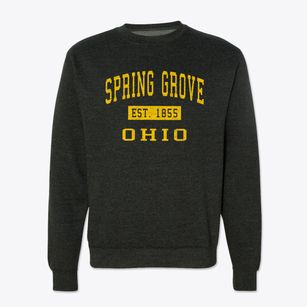 Spring Grove Ohio Classic Established Crewneck Sweatshirt