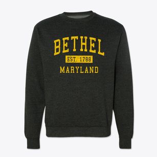 Bethel Maryland Classic Established Crewneck Sweatshirt