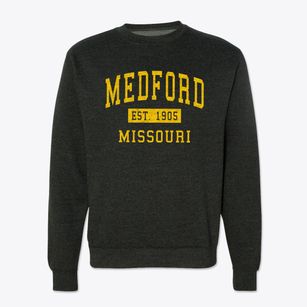 Medford Missouri Classic Established Crewneck Sweatshirt
