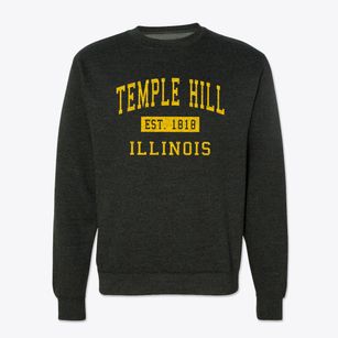 Temple Hill Illinois Classic Established Crewneck Sweatshirt