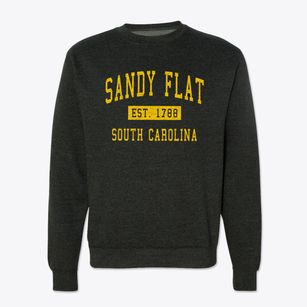 Sandy Flat South Carolina Classic Established Crewneck Sweatshirt