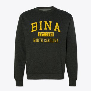 Bina North Carolina Classic Established Crewneck Sweatshirt