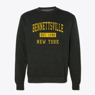 Bennettsville New York Classic Established Crewneck Sweatshirt
