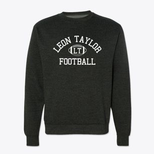 Leon Taylor Junior High School Classic Football Crewneck Sweatshirt