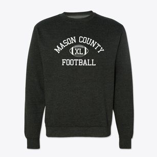 Mason County Vocational Technical Center Classic Football Crewneck Sweatshirt