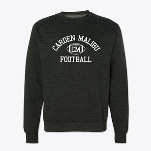 Carden Malibu School Classic Football Crewneck Sweatshirt