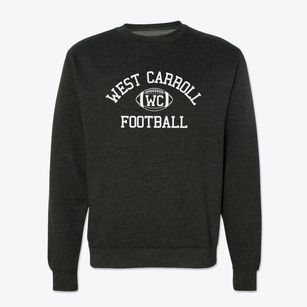 West Carroll High School Classic Football Crewneck Sweatshirt