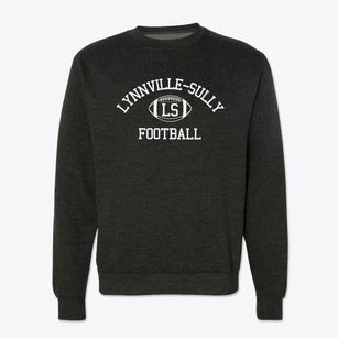 Lynnville-sully High School Classic Football Crewneck Sweatshirt
