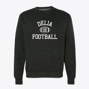 Delia Elementay School Classic Football Crewneck Sweatshirt