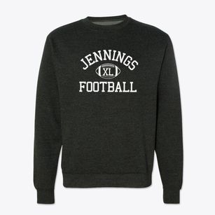 Jennings High School Classic Football Crewneck Sweatshirt