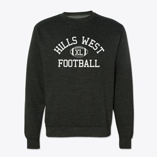 Half Hollow Hills West High School Classic Football Crewneck Sweatshirt