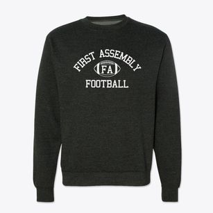 First Assembly Christian School Classic Football Crewneck Sweatshirt
