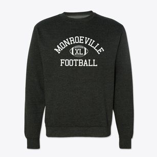 Monroeville High School Classic Football Crewneck Sweatshirt