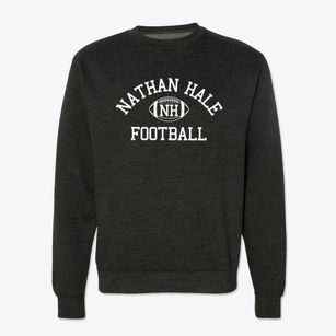 Nathan Hale Middle School Classic Football Crewneck Sweatshirt