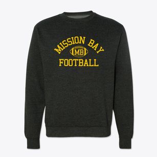 Mission Bay High School Classic Football Crewneck Sweatshirt