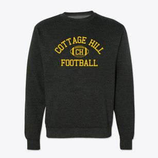 Cottage Hill School Classic Football Crewneck Sweatshirt