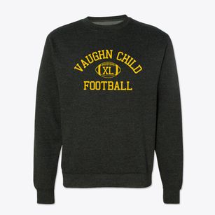 Vaughn Child Care Center Classic Football Crewneck Sweatshirt