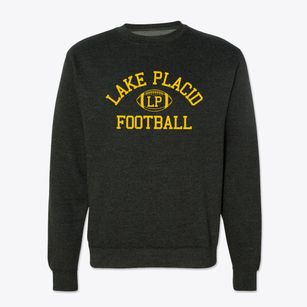 Lake Placid High School Classic Football Crewneck Sweatshirt