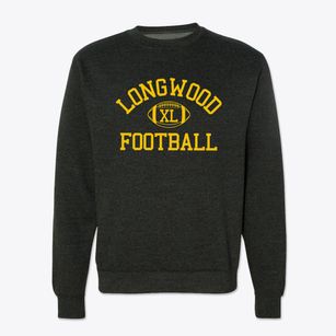 Longwood Christian School Classic Football Crewneck Sweatshirt