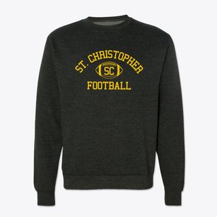 Saint Christopher School Classic Football Crewneck Sweatshirt