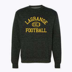 Lagrange High School Classic Football Crewneck Sweatshirt