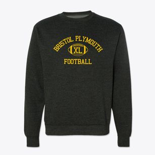 Bristol-plymouth High School Classic Football Crewneck Sweatshirt