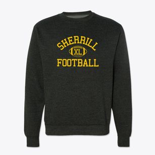 Sherrill School Classic Football Crewneck Sweatshirt