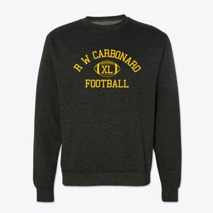 R W Carbonaro School Classic Football Crewneck Sweatshirt