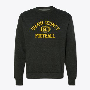 Swain County High School Classic Football Crewneck Sweatshirt