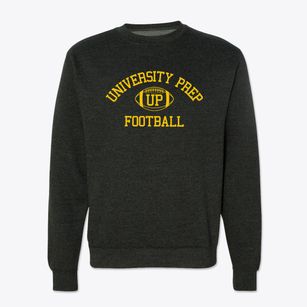 University Preparatory High School Classic Football Crewneck Sweatshirt