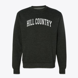 Hill Country Middle School Varsity Arch Crewneck Sweatshirt
