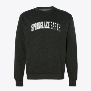 Springlake High School Earth School Varsity Arch Crewneck Sweatshirt