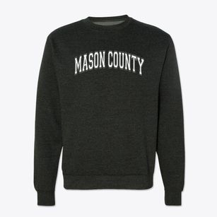 Mason County Vocational Technical Center Varsity Arch Crewneck Sweatshirt