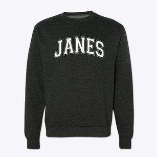 Janes Elementary School Varsity Arch Crewneck Sweatshirt
