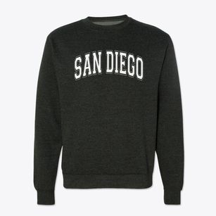 San Diego International School Sandis Varsity Arch Crewneck Sweatshirt