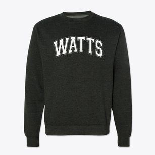 Watts Learning Center Charter School Varsity Arch Crewneck Sweatshirt