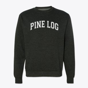 Pine Log Elementary School Varsity Arch Crewneck Sweatshirt