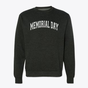 Memorial Day School Varsity Arch Crewneck Sweatshirt