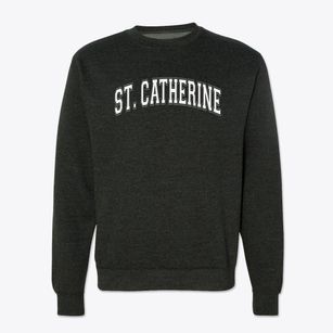 St Catherine Of Sienna Parish Varsity Arch Crewneck Sweatshirt