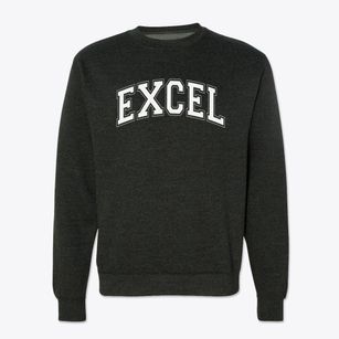 Excel Academy Charter Varsity Arch Crewneck Sweatshirt