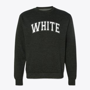 White Early Childhood Center Varsity Arch Crewneck Sweatshirt