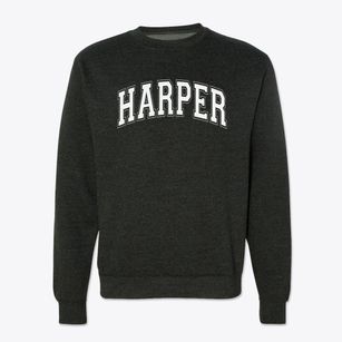Harper Mccaughan Elementary School Varsity Arch Crewneck Sweatshirt