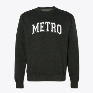 Metro School Varsity Arch Crewneck Sweatshirt