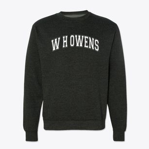 W H Owens Elementary School Varsity Arch Crewneck Sweatshirt