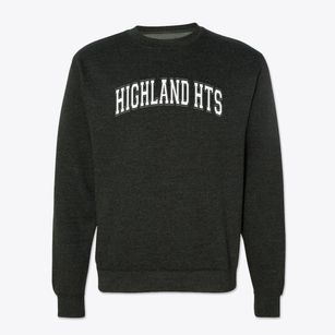 Highland Hts Varsity Arch Crewneck Sweatshirt