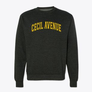 Cecil Avenue Junior High School Varsity Arch Crewneck Sweatshirt