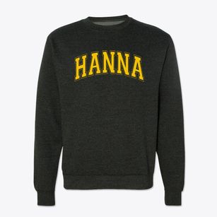 Hanna Sacks Girls High School Varsity Arch Crewneck Sweatshirt