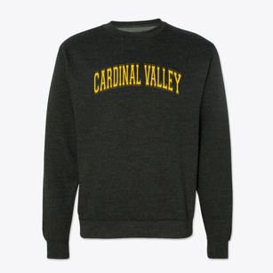 Cardinal Valley Elementary School Varsity Arch Crewneck Sweatshirt