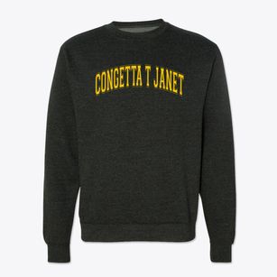 Congetta T Janet Elementary School Varsity Arch Crewneck Sweatshirt