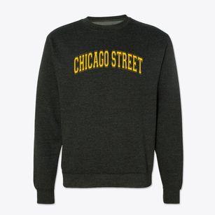 Chicago Street Elementary School Varsity Arch Crewneck Sweatshirt